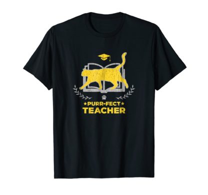 Cat Teacher Shirt | Purr-fect Teacher T-Shirt