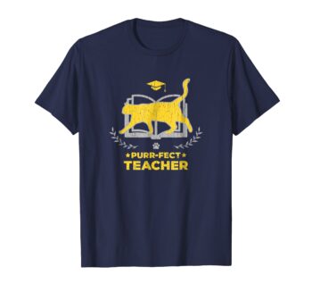 Cat Teacher Shirt | Purr-fect Teacher T-Shirt